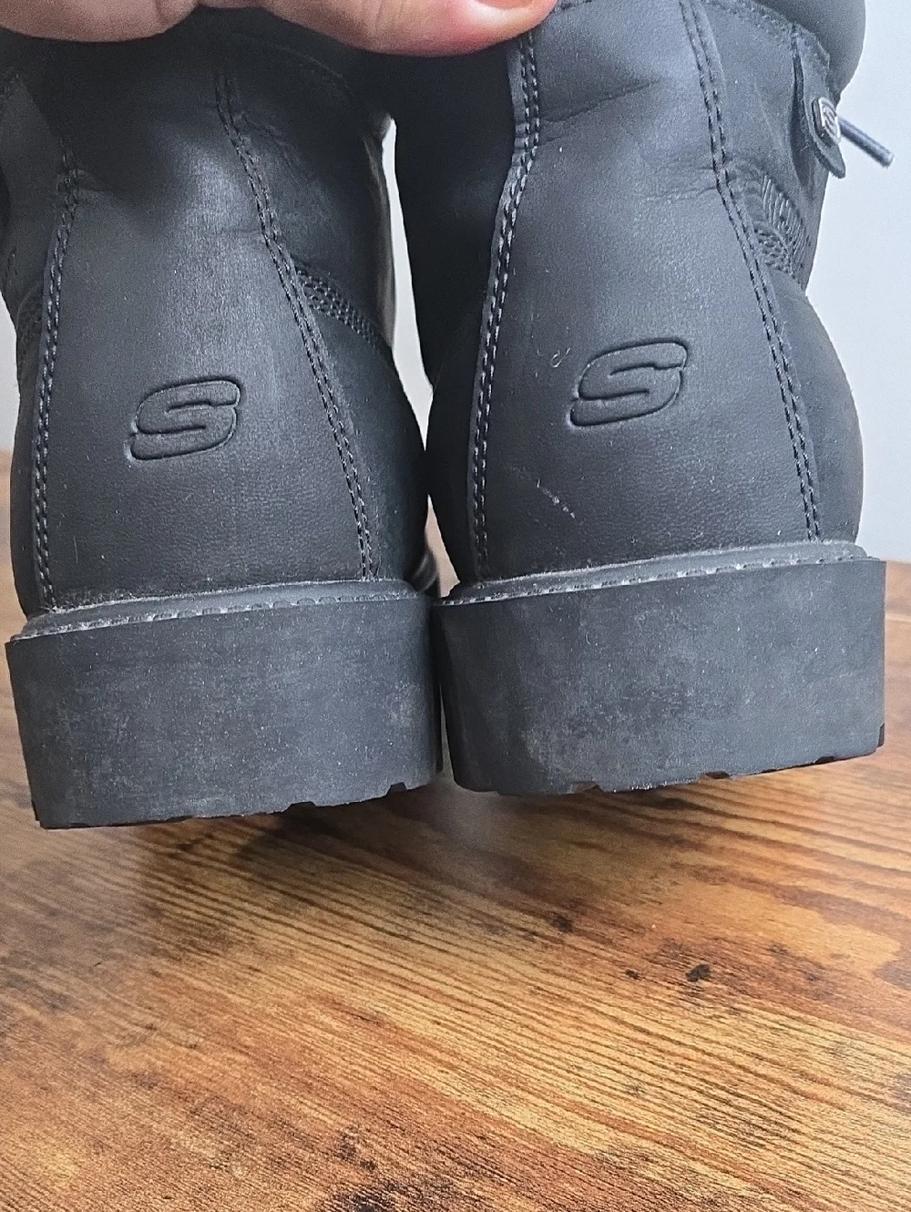 Skechers Men's Sergeants-Verdict Waterproof Boots in black Sz 13 Workboot Combat